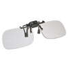 +1.0 Clip On & Flip Up Small Clear Magnifying Reading Glasses - Click Image to Close